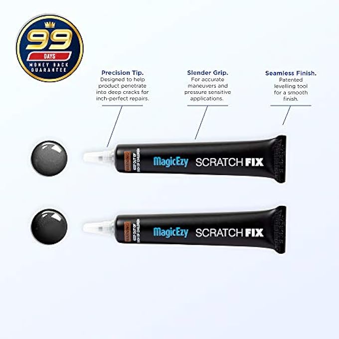 MagicEzy AUTO SCRATCH REPAIREZY - (BLACK KIT) TOUCH UP PAINT FOR CAR SCRATCHES AND CHIP REPAIRS | ALL MAKES AND MODELS | NO NEED FOR FACTORY COLOR MATCH - Image 2